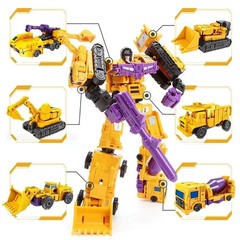 6 in 1 MINI Devastator Transformation Model MINI Devastator 22CM Action