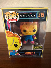 Funko Pop! Bride of Chucky #315 Chucky EE Exclusive w/ Protector NIB