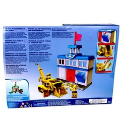 Paw Patrol Rubble Bulldozer Post Office Rescue Figure Playset RARE 2016 HTF Toys