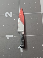 NECA HORROR custom figure fodder Chucky loose BLOODY Kitchen Knife accessory