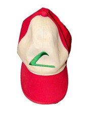 Pokémon Trainer Hat 2017 Ash The Pokemon Company Official Red White Green Logo