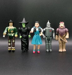 Lot of 5 Wizard Of Oz Action Figures Vintage 1988 MGM Turner Wicked Lot 95