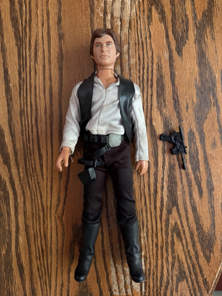 Han Solo Star Wars 1978 Kenner Vintage 12″ Action Figure Original Accessories