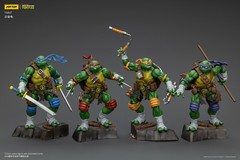 Original JOYTOY TMNT Teenage Mutant Ninja Turtles 1/18 Action Figure SET OF 4