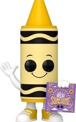 CRAYOLA YELLOW CRAYON HELLO SUNSHINE 3.75″ POP VINYL FIGURE FUNKO 214