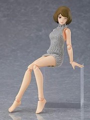 Max Factory figma Styles female body Chiaki with Backless Sweater Action Figure