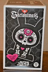 Skelanimals Day Of The Dead Jack The Rabbit Vinyl Figure Series 1- New & Sealed