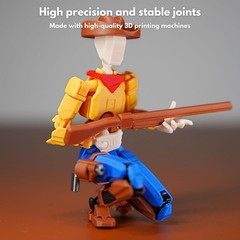 Cowboy t13 Action Figure｜Assembly Completed｜ 3D Printed Dummy 13 for Collect