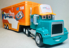 Disney Pixar Cars Sputter Stop Hauler Semi #92 Piston Cup Diecast Deluxe 1:55 FC