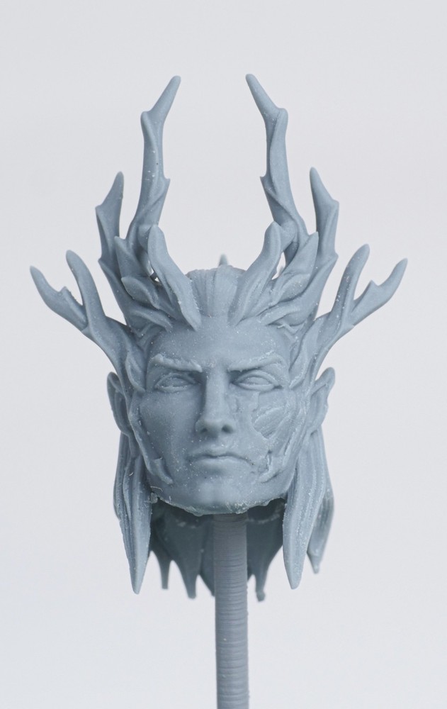 Fantasy D&D Mythic Legions Rotwood Elf King Head 1:12 Custom Resin 3d Print