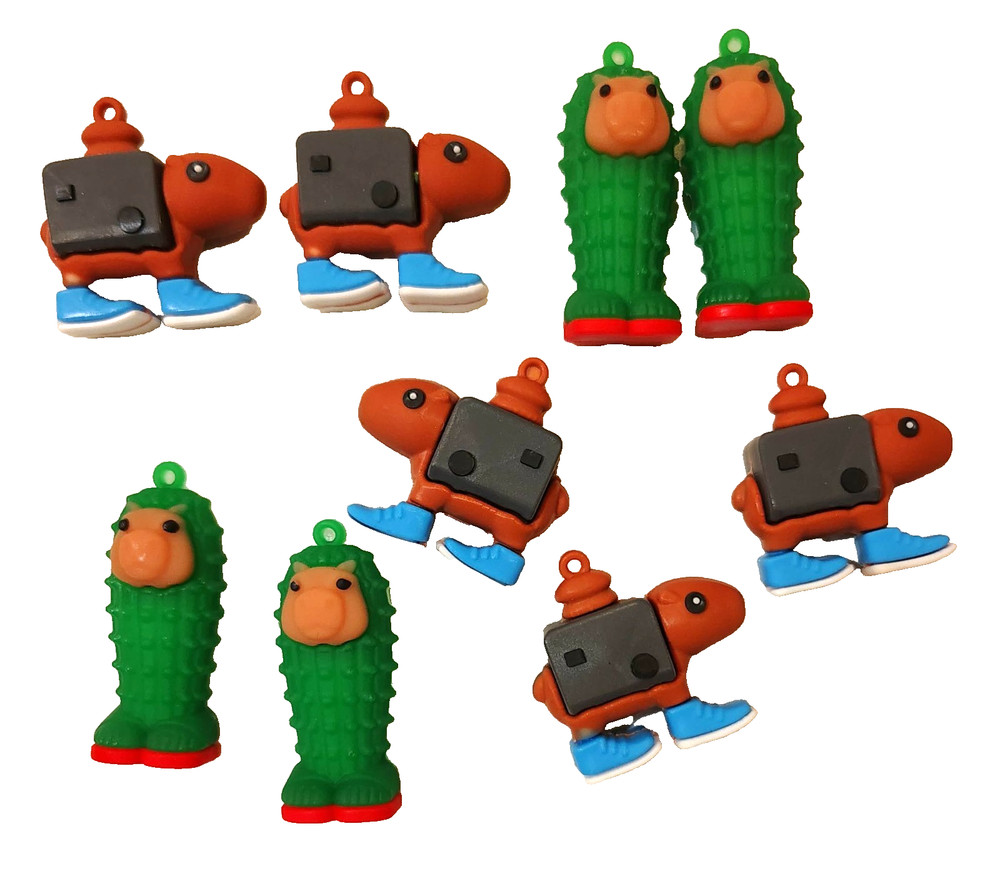 Tralalero Tralala Action Figure Party Capybara Hamster Lot of 9 Brainrot
