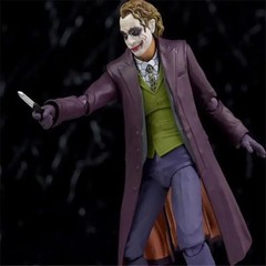 SHF Joker Action Figure 15cm The Dark Knight Heath Ledger V2 Articulated Movie