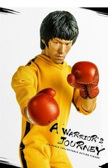 1:6 Scale Martial Arts Star Bruce Lee Kung Fu Lee PVC Figure With Double Head