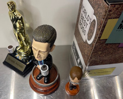 The Office Custom Michael Scott Dwight Bobble Lot, Dundee Award Rabid Wrist Band