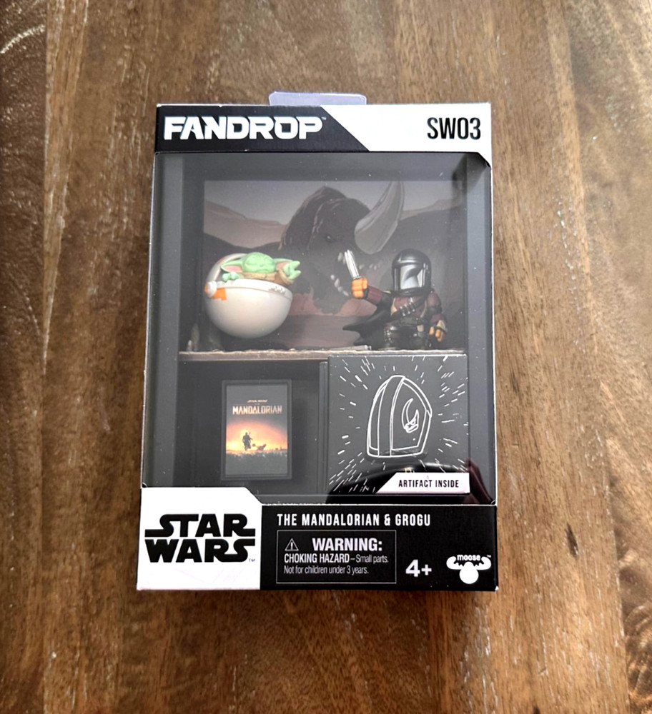 Star Wars Fandrop The Mandalorian and Grogu SW03 Diorama figure pack set New