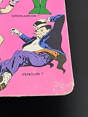 Vintage 1979 Mego Wgsh Batman French Card Worlds Greatest Super Heroes Damaged