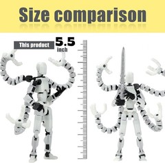T13 Fully Jointed 3D Printed Figure with Weapons