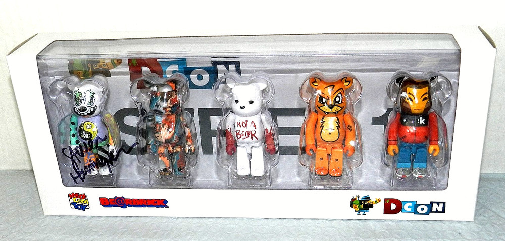 BEARBRICK ARTIST SERIES 1 DESIGNER CON MEDICOM 2021 SIGNED AUTOGRAPHED SET NEW