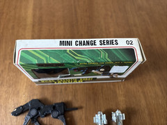 Micro Cassette Mini Change Series 02 Jaguar 1980s Vintage Action Figure w/Box
