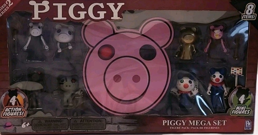 Piggy Series 2 Mega Set 8 Items Figure Pack NEW