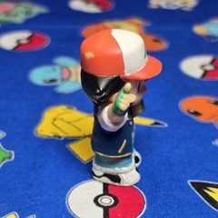 Pokemon Ash Ketchum Figure Finger Puppet 1998 Nintendo Bandai Vintage Japan USA