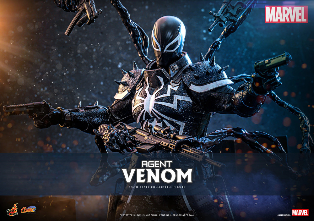 AGENT VENOM FIGURE HOT TOYS CMS025 MARVEL SEALED
