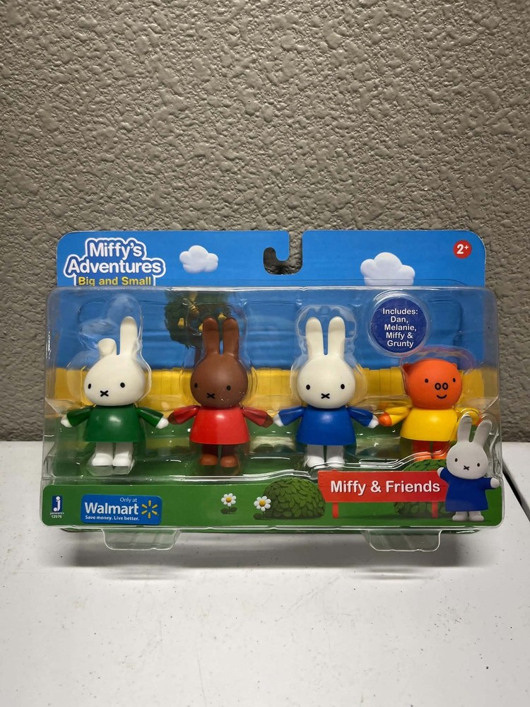 Miffy’s Adventures Big and Small Lot of 4 Figures Melanie Dan Miffy Grunty NEW