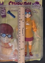 NIB 1999 Scooby-Doo Velma 7″ Action Figure Glow-In-The-Dark Ghoul & Flashlight