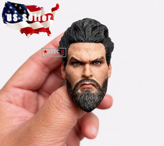 1/6 Beard Ocean Warrior Head Sculpt For 12″ Hot Toys PHICEN TBL WorldBox Figure
