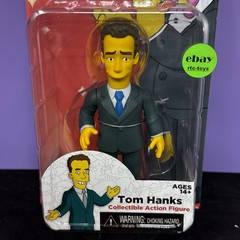 NECA The Simpsons TOM HANKS 25th Anniversary 5 Inch Action Figure Series 1 New