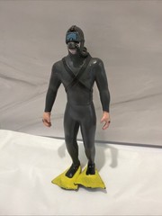 Genuine K&M 2008 5 1/2″ (inch) PVC Scuba Diver Figuring Toy Only