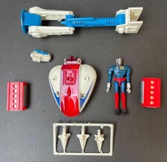 Takara Microman Rolling Thunder 1980s Vintage Opened Near Mint Japan