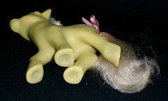 Rose: My Little Pony MLP Vintage Posey #4 GOOD/FAIR pink hair G1