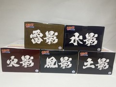 NARUTO Shippuden Five Kage Complete Figure Set Tsunade Gaara Raikage Banpresto