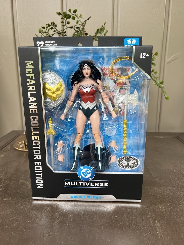 MCFARLANE COLLECTOR EDITION WONDER WOMAN DC MULTIVERSE CLASSIC 61 PLATINUM