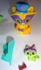4 Loose Animal Jam Koala Raccoon Monkey Bunny Figs w/ Pets & 3 Accessories Each