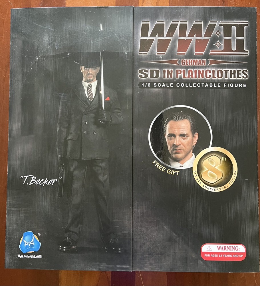 DID T. Becker D80068 8th Anniversary Sd In Plainclothes 1/6 Action Figure Model