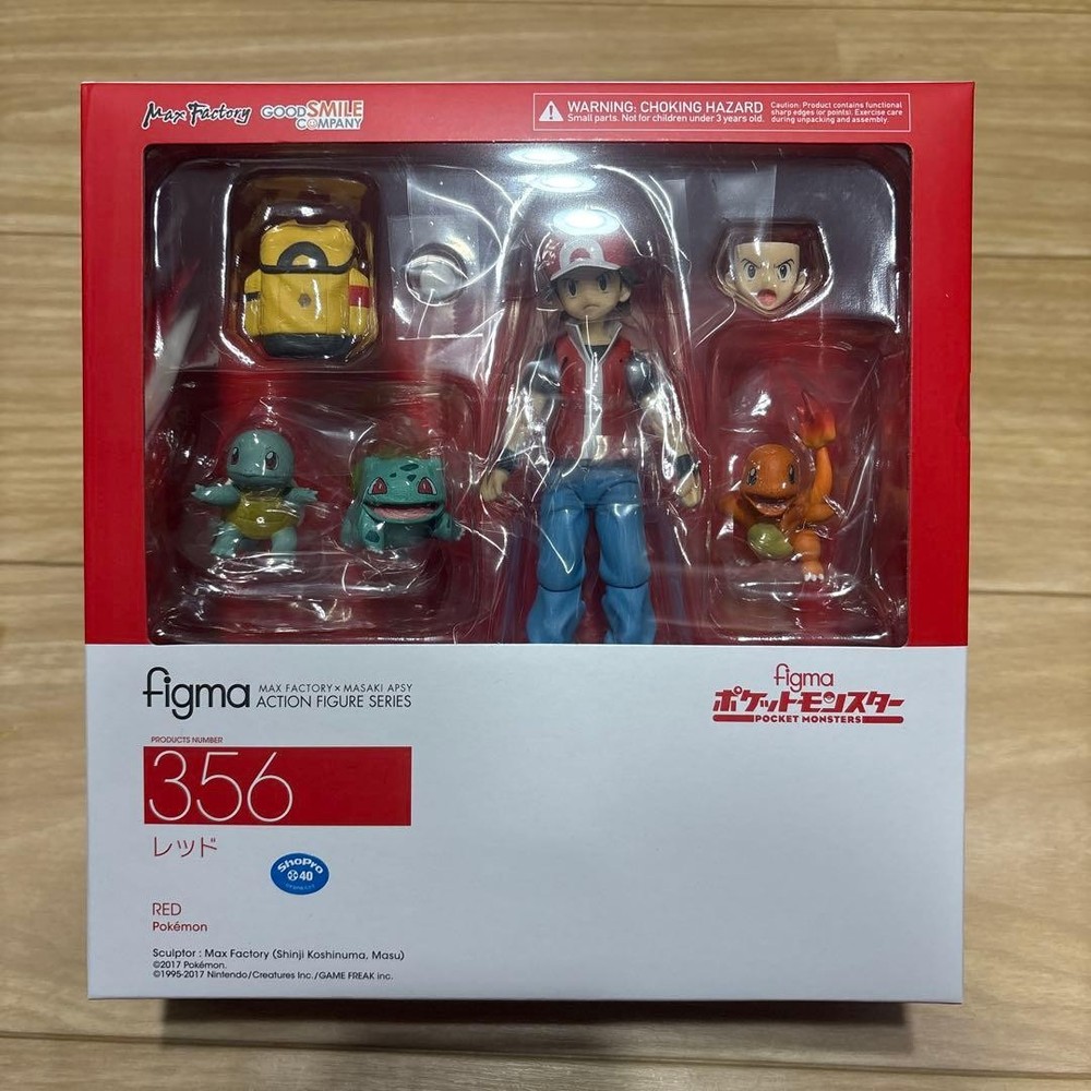 Pokemon Red Trainer No.356 Pocket Monster Action Figure Max Factory figma JP