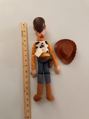 Disney Pixar Toy Story Woody 16 in Figure w/ Removable Hat Multicolor
