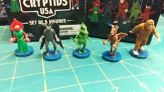 New Cryptids USA set of 5 figures by Archie McPhee Bigfoot, Mothman, and more!