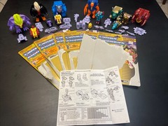 Transformers G1 Pretender Monsters Monstructor Complete W/ Cardbacks Read T10