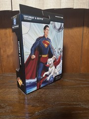 McFarlane DC Multiverse Superman With Krypto Figure Deluxe Theatrical Edition