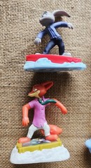 6 Disney Zootopia 2 Toy Figures Finnick, Slothmore, Nick, Gary, Judy