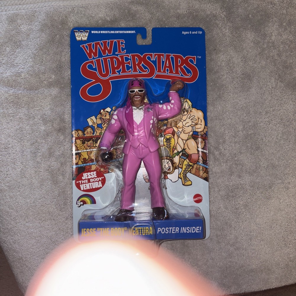 Mattel WWE Wrestling Superstars Wave 2 LJN JESSE THE BODY VENTURA! 8″ Figure NEW