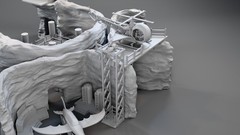 BATMAN Batcave BatCopter Playset 1966 3D Printed 1:35 for Toy Cave Bat Cave