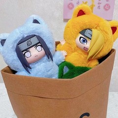2025 New Eaki Naruto Kitten Land Series Plush Keychains Blind Box Gift