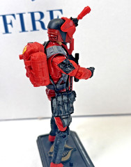 G.I. Joe Cobra Night Viper. Red. 2014 Great Condition Complete. 30th Anniversary