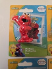 Set Of 5 Sesame Street Mini Figures Elmo, Big Bird, Oscar, Abby & Cookie Monster