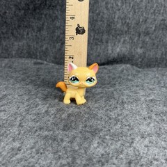 Littlest Pet Shop Beige Glitter Cat #626 Figure Hasbro 2007 LPS Collectible