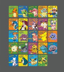 POKEMON ÑAPANCHA FULL SET 24/24 PERU South America Pogs NINTENDO GENGAR PIKACHU